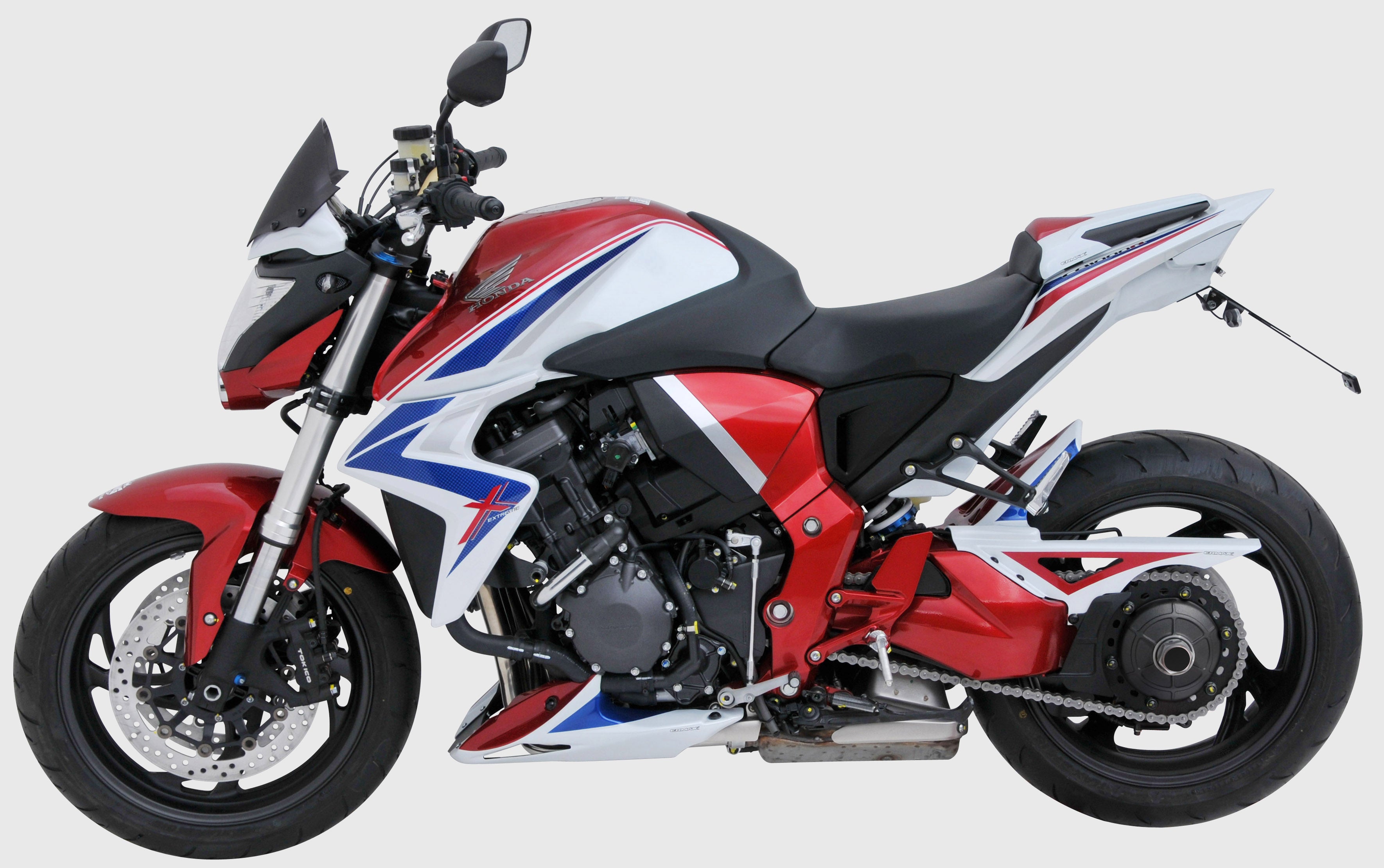 Ermax Hugger | Tri Colour (White/Blue/Red) | Honda CB 1000 R 2013>2017
