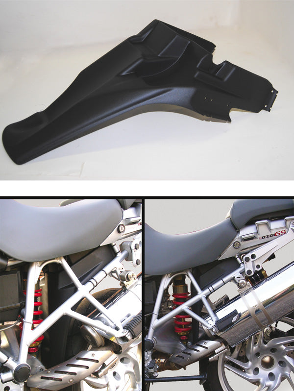 Isotta Shock Shield | Black | BMW R 1200 GS / GS Adventure 2008>2012 IRM03 - Pyramid Motorcycle Accessories