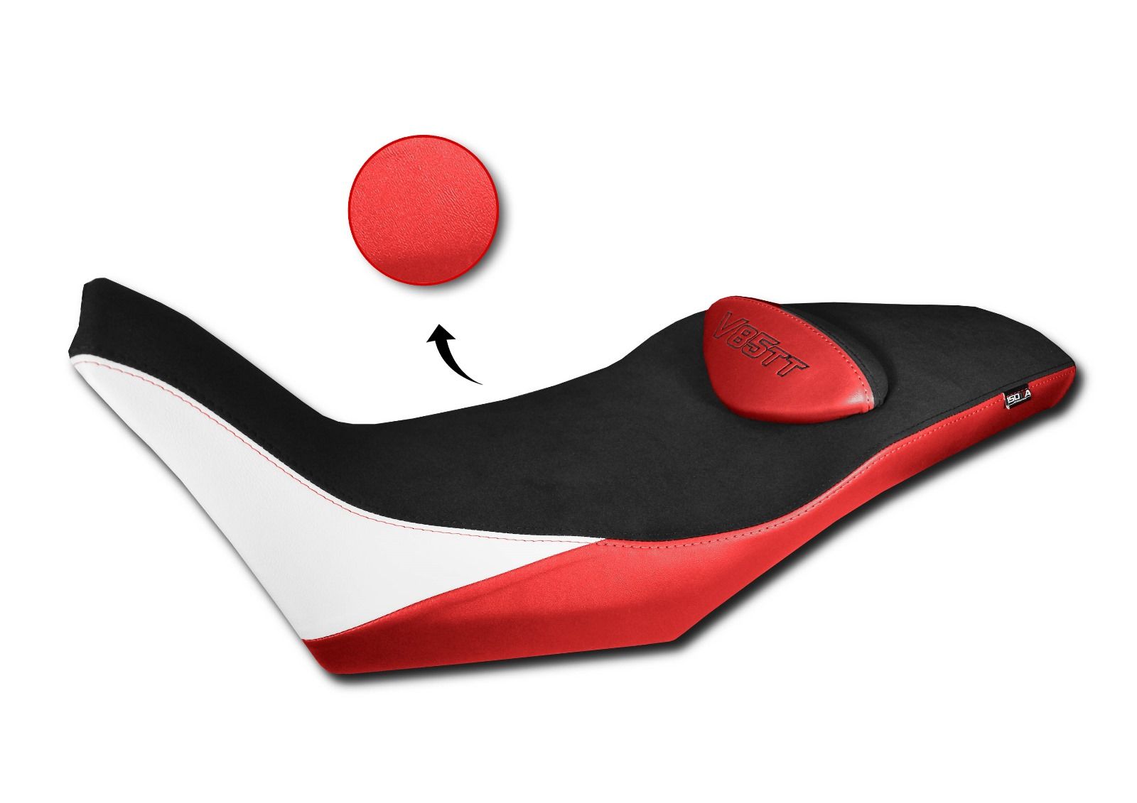 Isotta Comfort Seat Cover | Red | Moto Guzzi V85 TT 2019>2023 - Pyramid Motorcycle Accessories