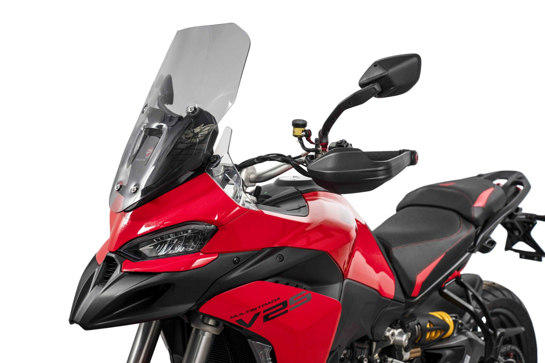 Isotta Super Touring Windscreen | Dark Smoke | Ducati Multistrada V2/V2S 2025>2025 - Pyramid Motorcycle Accessories