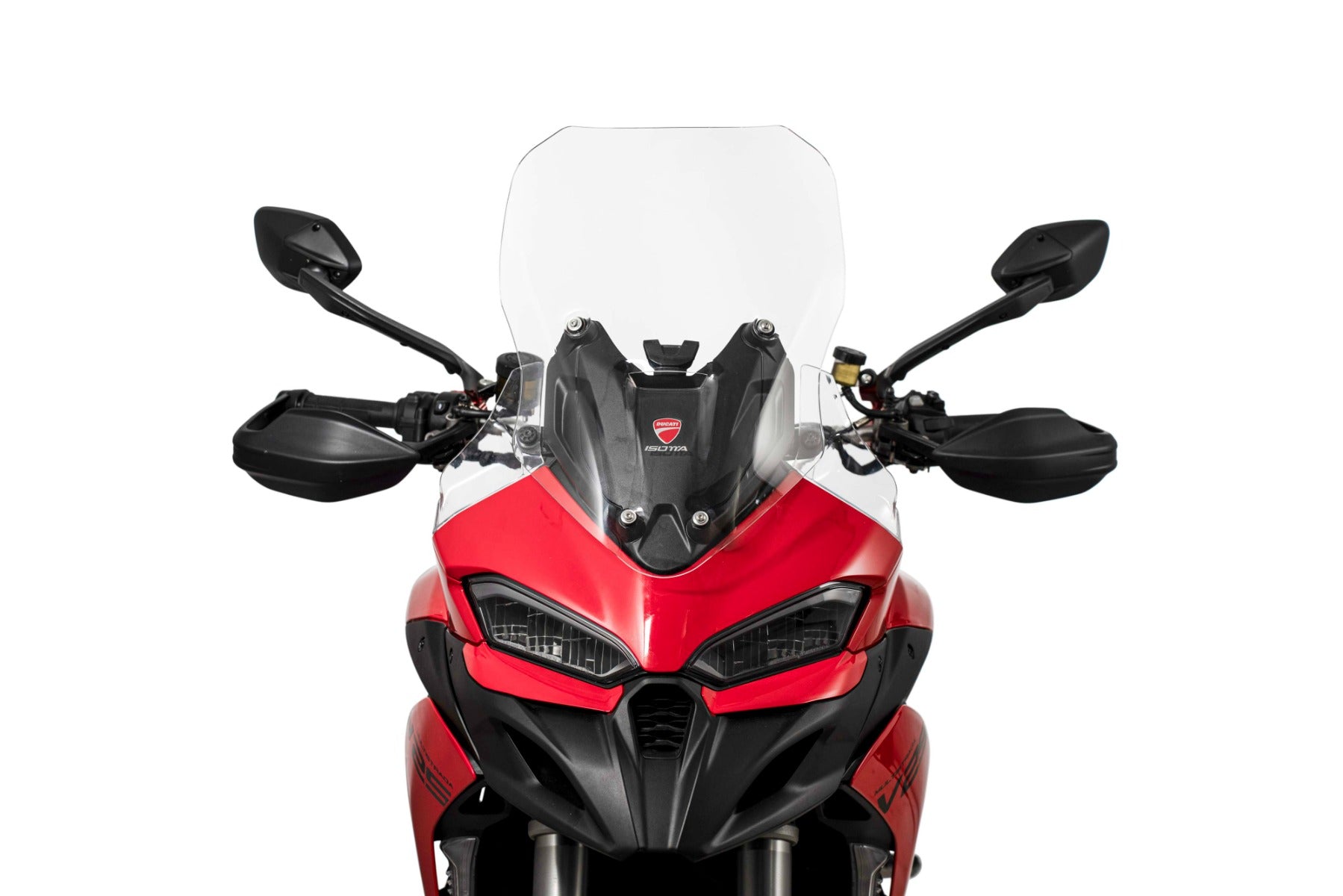 Isotta Super Touring Windscreen | Dark Smoke | Ducati Multistrada V2/V2S 2025>2025 - Pyramid Motorcycle Accessories
