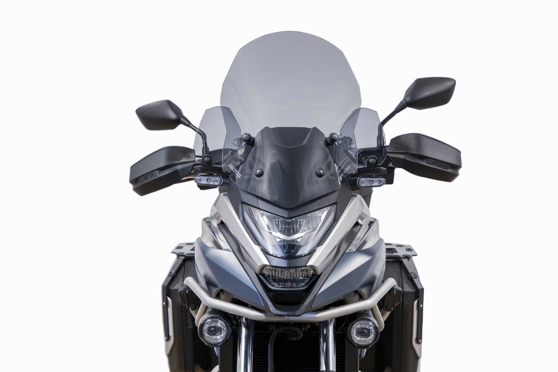 Isotta Wind Deflectors | Light Smoke | Clear | Honda NC 750 X 2021>2024 - Pyramid Motorcycle Accessories