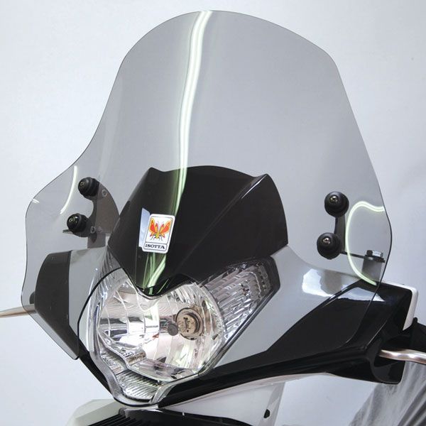 Isotta Low Screen | Light Smoke | Kymco People GT 125/200/300 - Pyramid Motorcycle Accessories