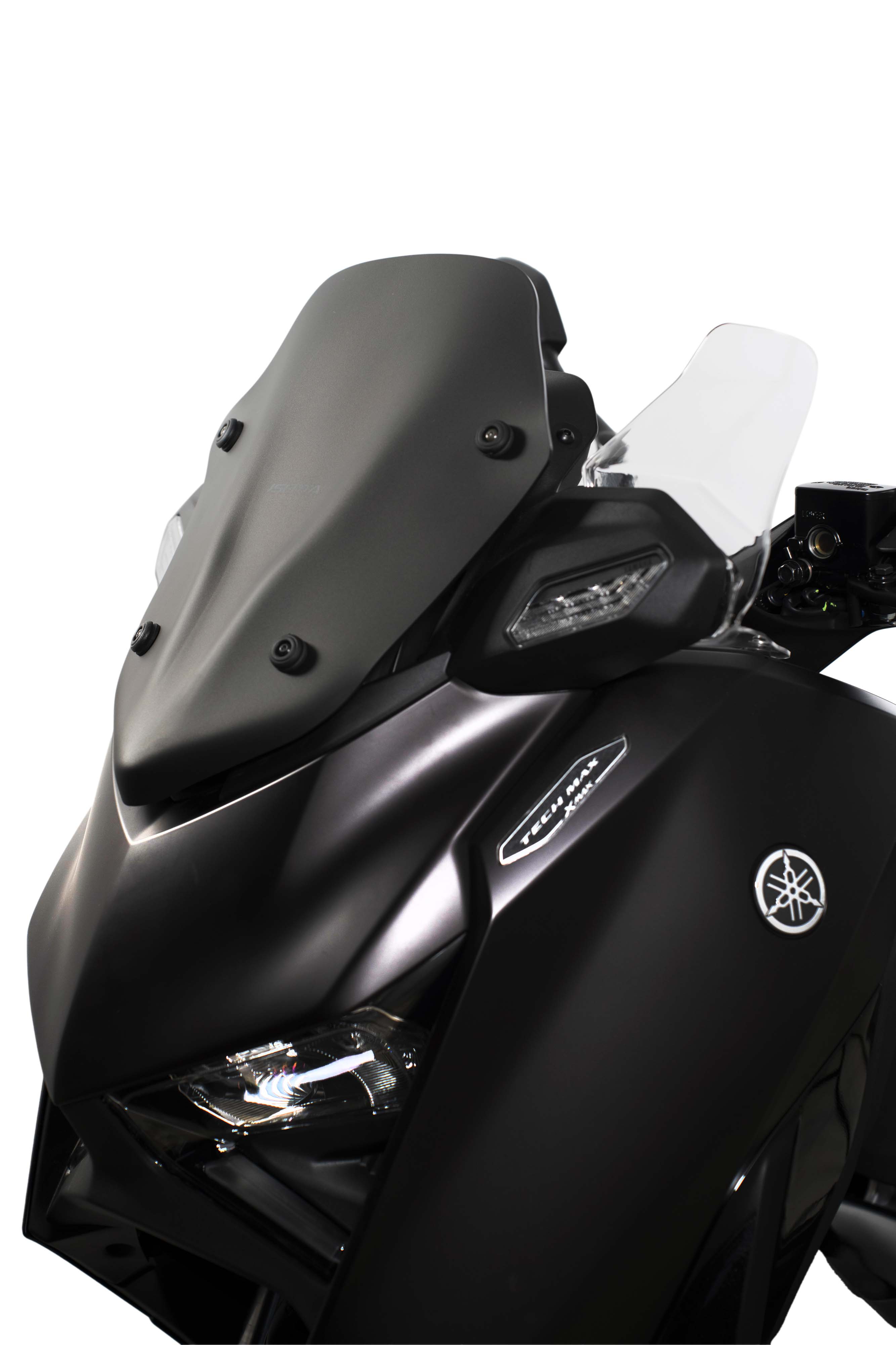 Isotta Sport Windscreen | Light Smoke | Dark Smoke | Matte Black | Clear | Yamaha XMAX 125 / 300 2025>2026 - Pyramid Motorcycle Accessories