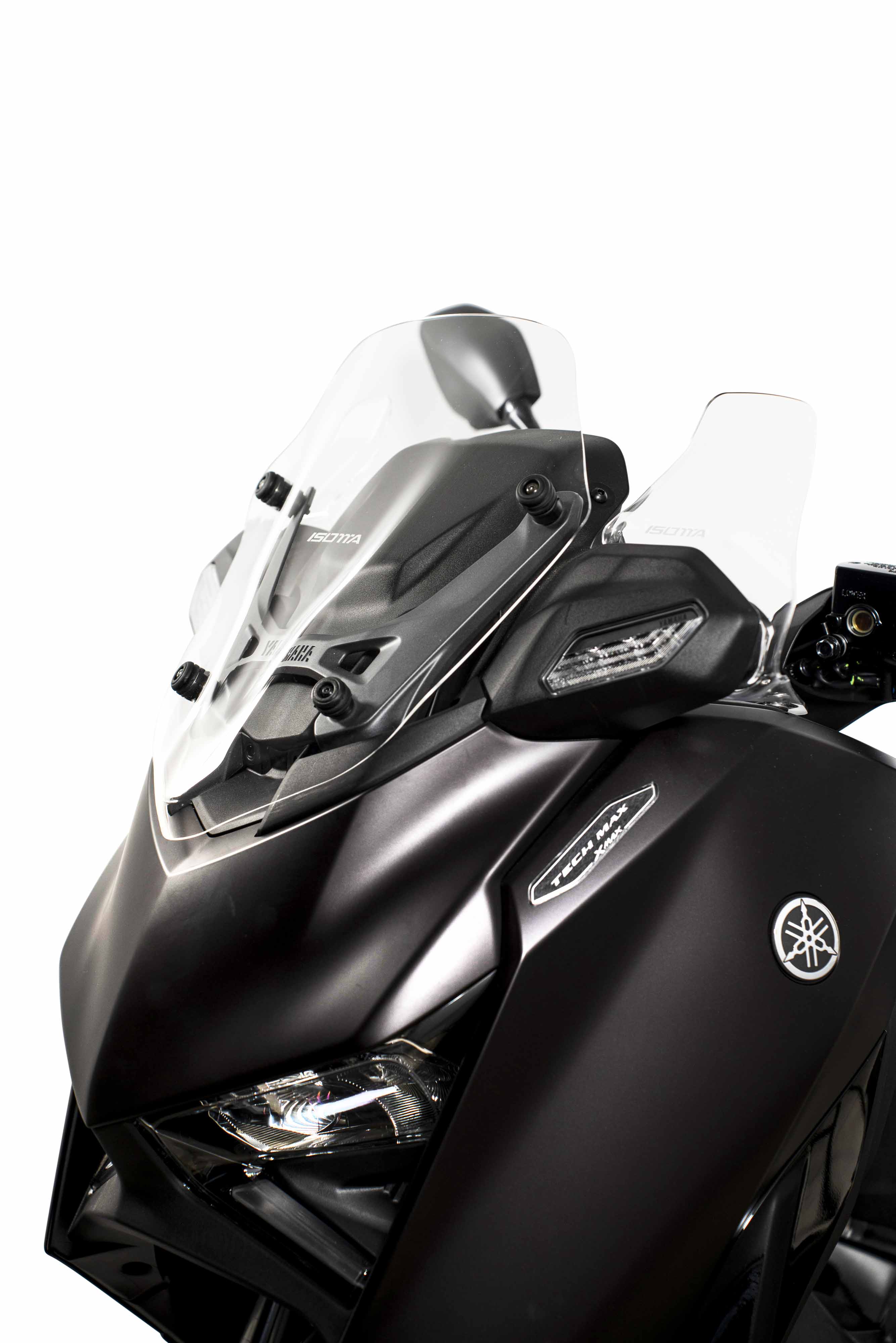 Isotta Sport Windscreen | Light Smoke | Dark Smoke | Matte Black | Clear | Yamaha XMAX 125 / 300 2025>2026 - Pyramid Motorcycle Accessories