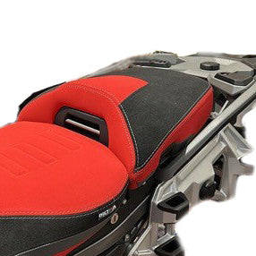 Isotta Comfort Pillion Seat | Red | BMW R 1300 GS Adventure 2024-2026 - Pyramid Motorcycle Accessories