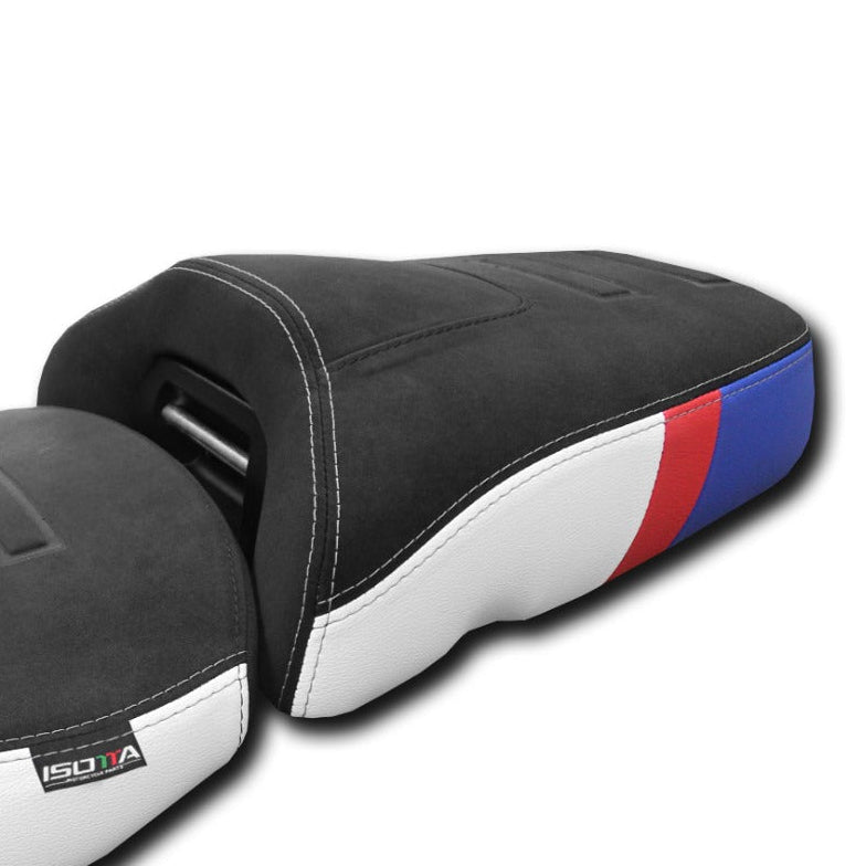 Isotta Heated Pillion Comfort Seat | Trophy | BMW R 1300 GS Adventure 2024-2026 - Pyramid Motorcycle Accessories