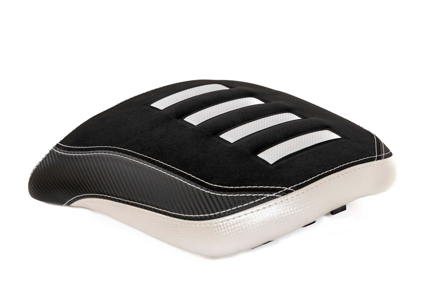 Isotta Comfort Pillion Seat | White | Benelli TRK 502 2017-2024 - Pyramid Motorcycle Accessories