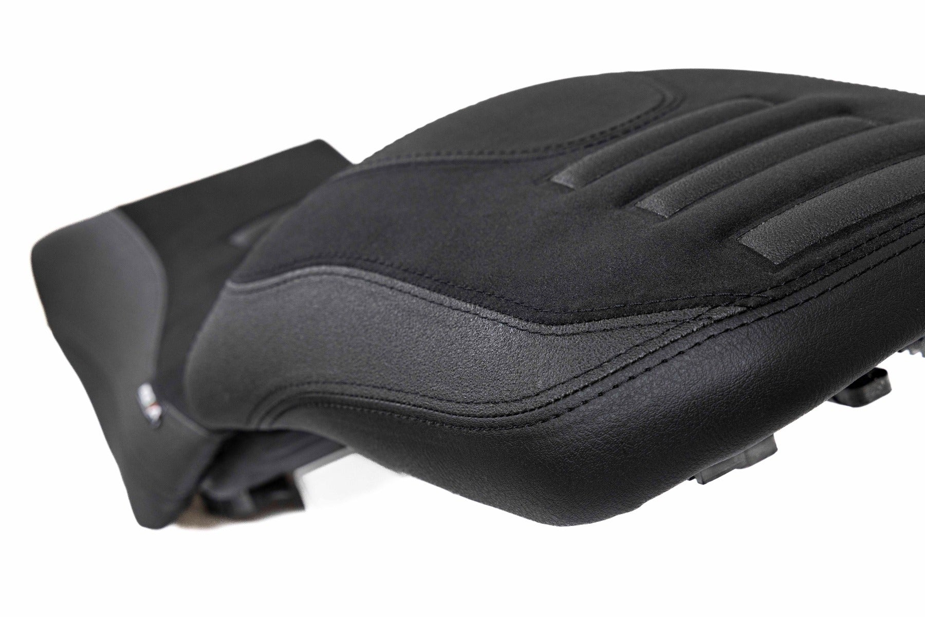 Isotta Comfort Pillion Seat | Triple Black | Benelli TRK 502 2017-2024 - Pyramid Motorcycle Accessories