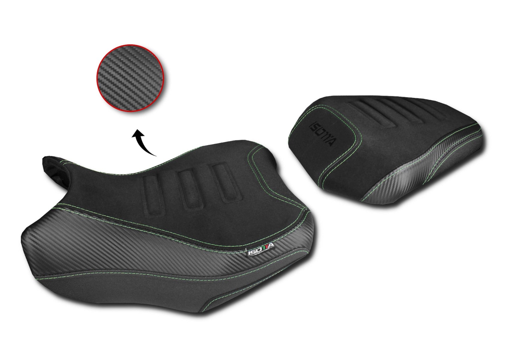 Isotta Seat Cover | Black | Benelli TRK 702/702 X 2023>2024 - Pyramid Motorcycle Accessories
