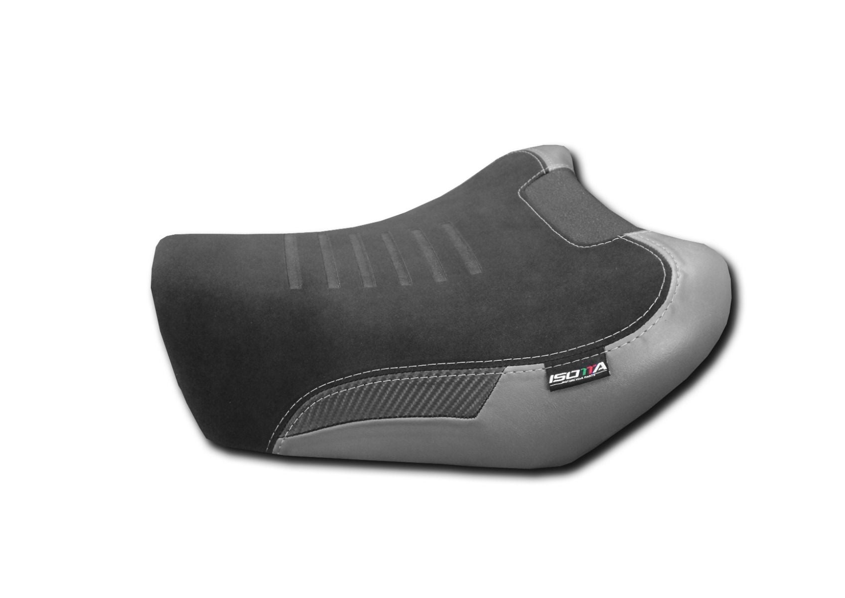 Isotta Comfort Rider Seat - Without Prostate Channel | Light Grey | Yamaha Tracer 9 2025>Current - Pyramid Motorcycle Accessories
