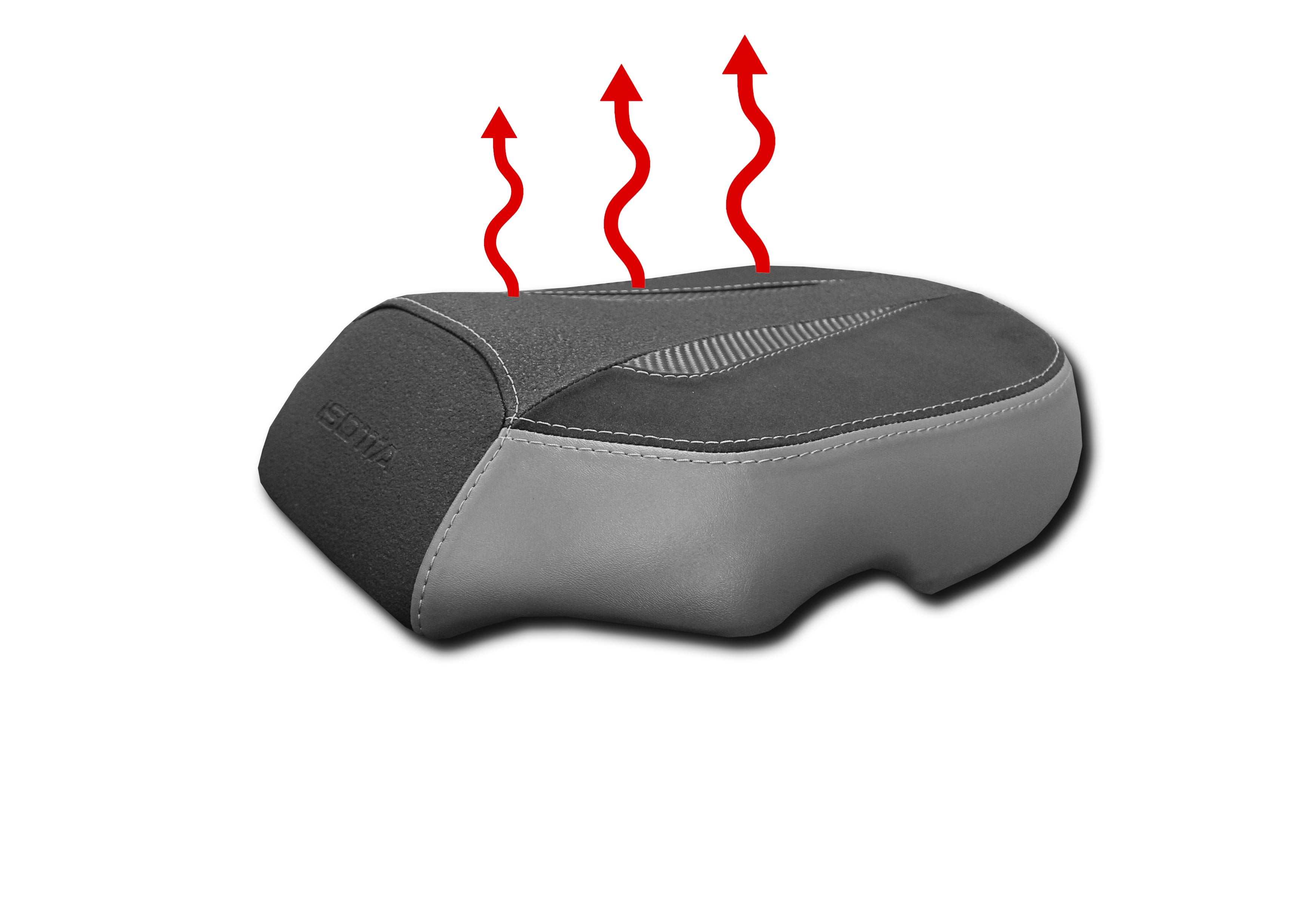 Isotta Heated Passenger Comfort Seat | Blue | Light Grey | Red | Triple Black | Yamaha Tracer 900 2025>2026