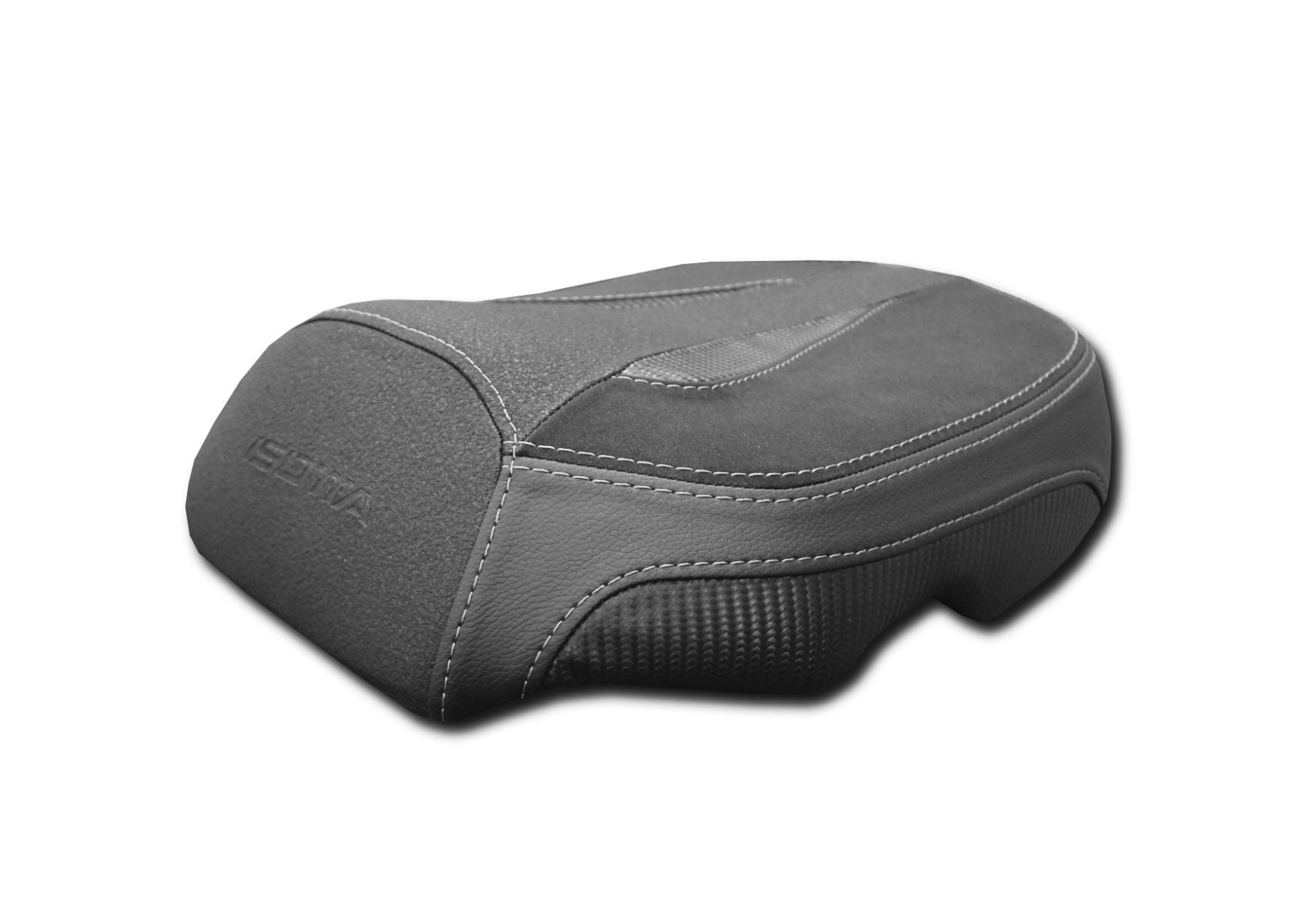 Isotta Comfort Pillion Seat | Triple Black | Yamaha Tracer 9 2025>Current - Pyramid Motorcycle Accessories