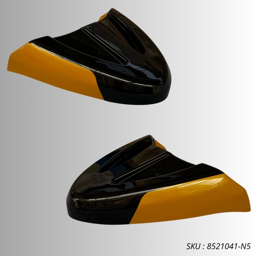 Ermax Seat Cowl | Sapphire Black/Cosmic Yellow | Triumph Trident 660 2021>Current - Pyramid Motorcycle Accessories
