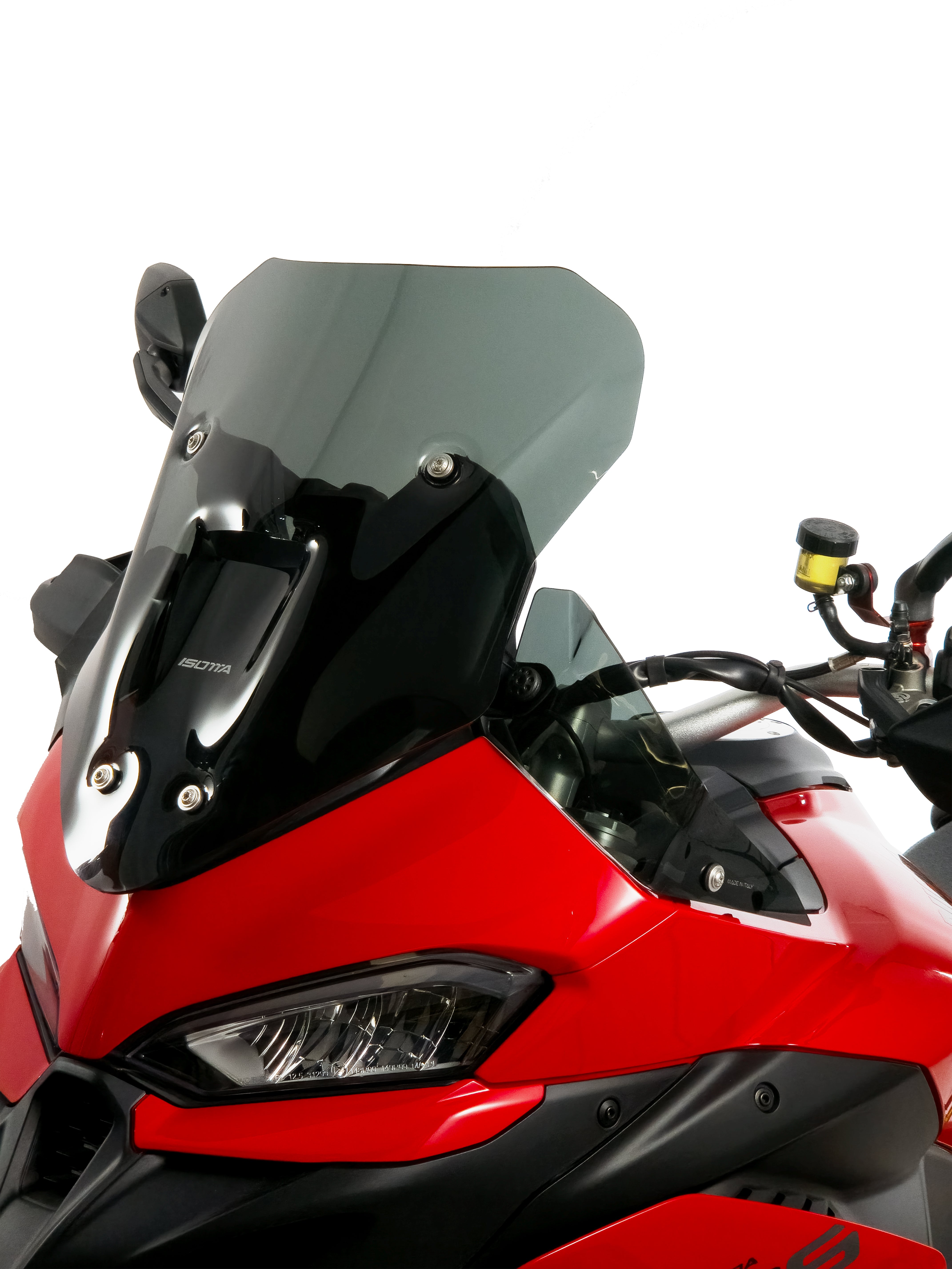 Isotta Wind Deflectors | Light Smoke | Dark Smoke | Matte Black | Clear | Ducati Multistrada V2/V2S 2025>2025 - Pyramid Motorcycle Accessories