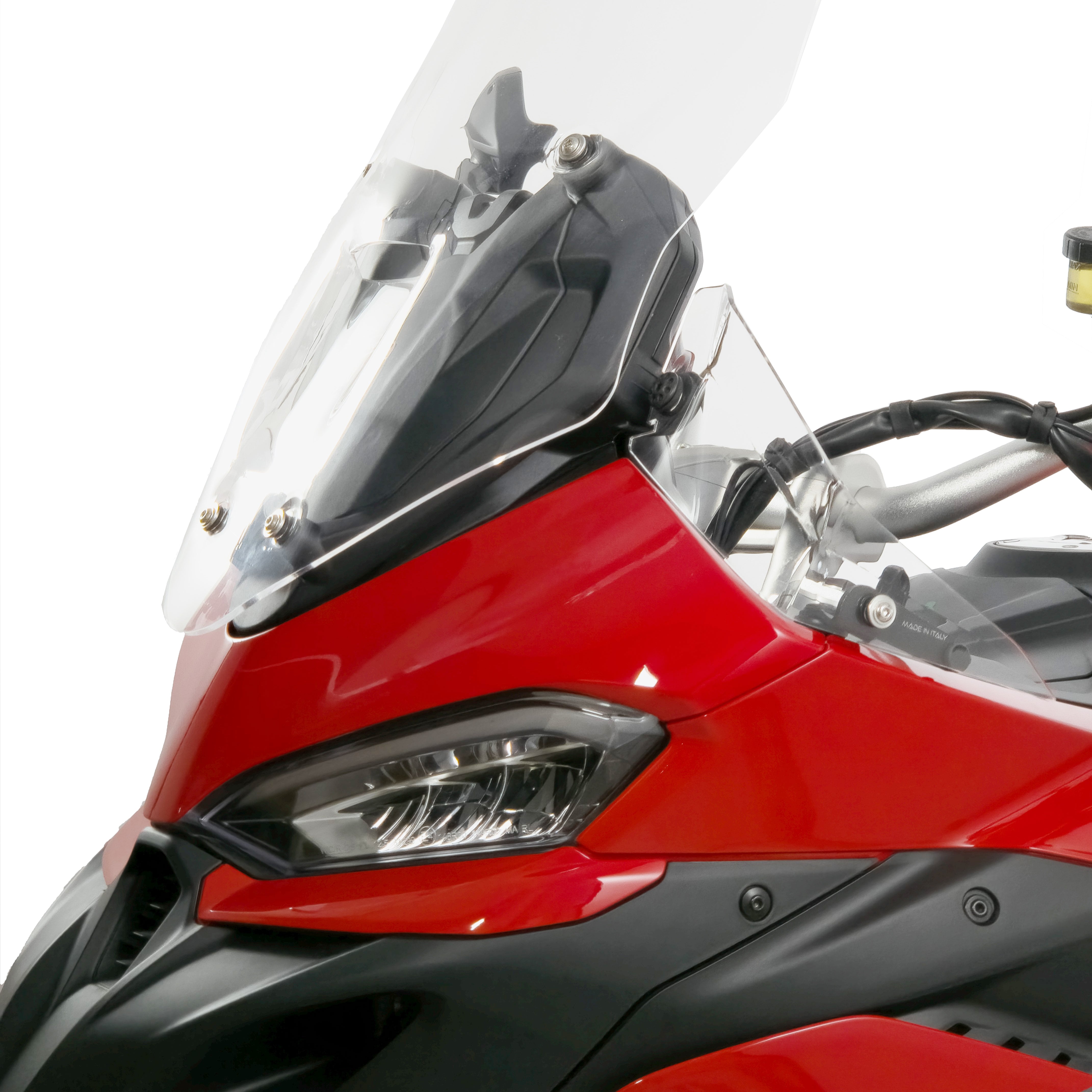 Isotta Wind Deflectors | Light Smoke | Dark Smoke | Matte Black | Clear | Ducati Multistrada V2/V2S 2025>2025 - Pyramid Motorcycle Accessories
