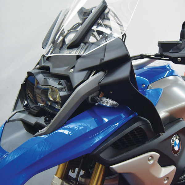 Isotta Wind Deflectors | Matte Black | BMW BMW R 1200 GS / GS Rallye / R 1250 GS - Pyramid Motorcycle Accessories