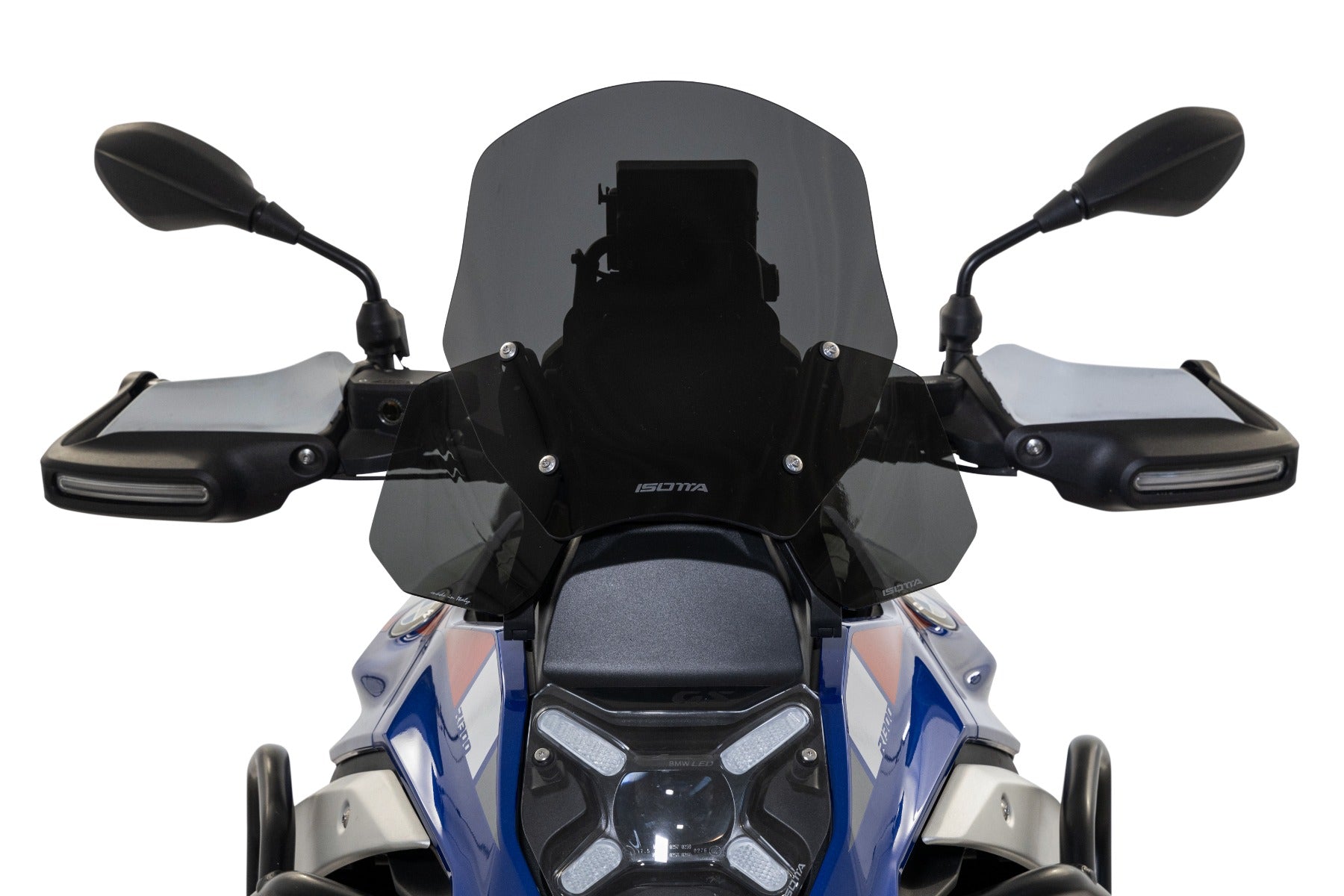 Isotta Wind Deflectors | Light Smoke | Dark Smoke | Matte Black | BMW R 1300 GS 2023>2024 - Pyramid Motorcycle Accessories