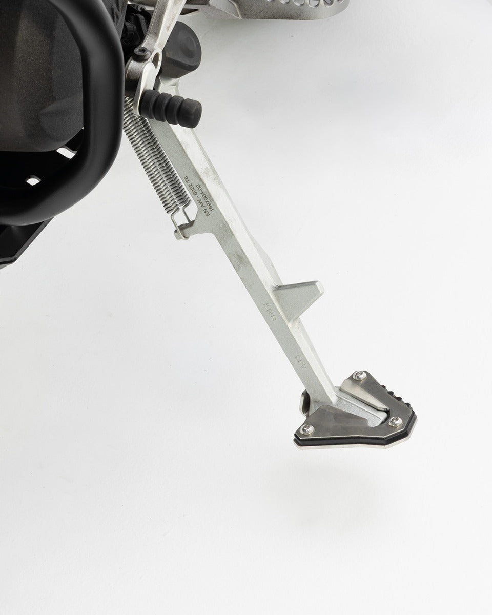 Isotta Side Stand Base Extension | Black | BMW F 900 GS 2025>2025 - Pyramid Motorcycle Accessories