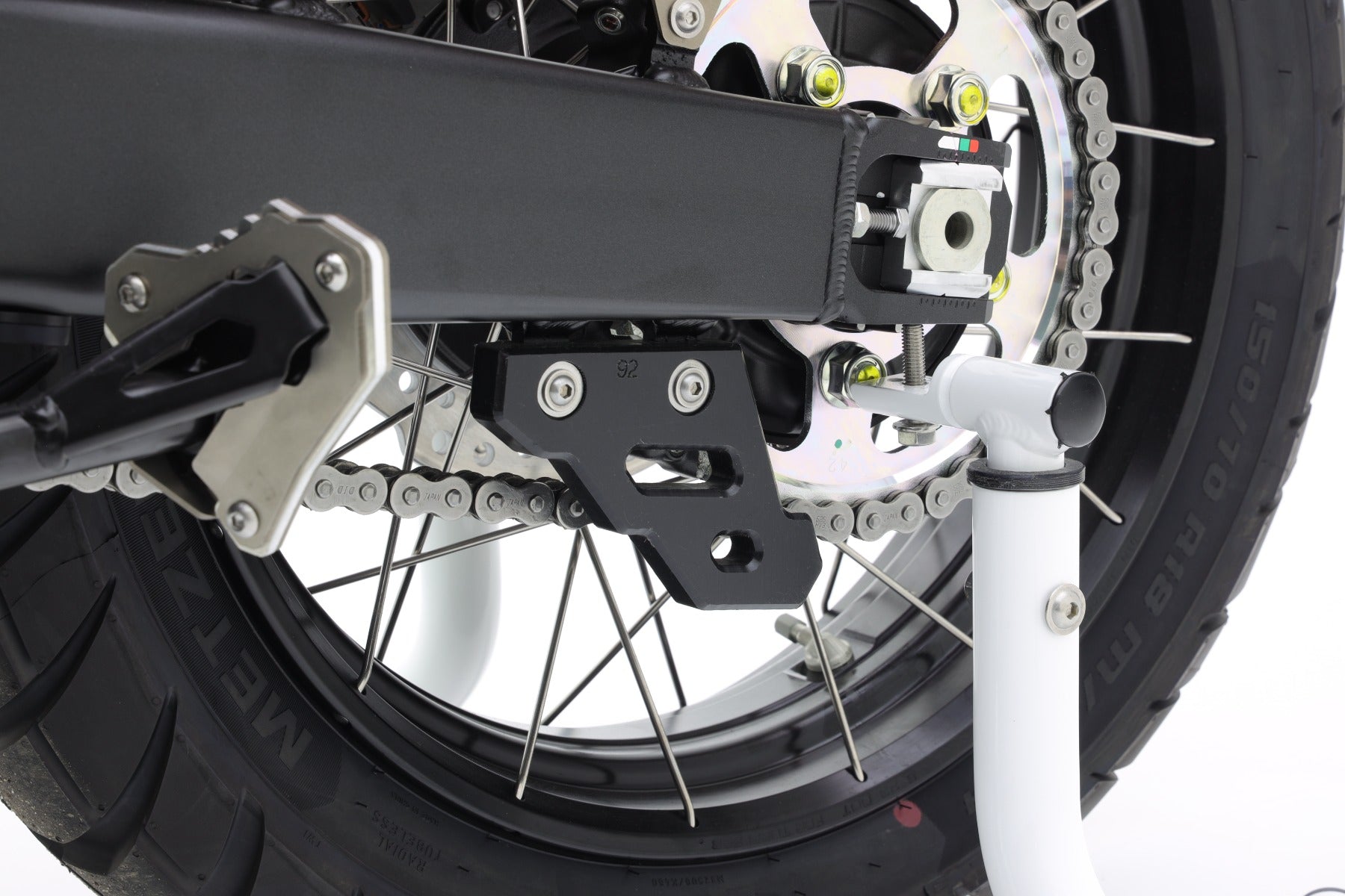 Isotta Chain Guard | Black | Honda CRF 1100 L Africa Twin / Twin DCT - Pyramid Motorcycle Accessories