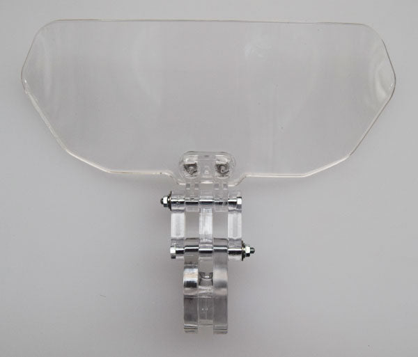 Isotta Screen Deflector Without Levers | Light Smoke | Clear - Pyramid Motorcycle Accessories