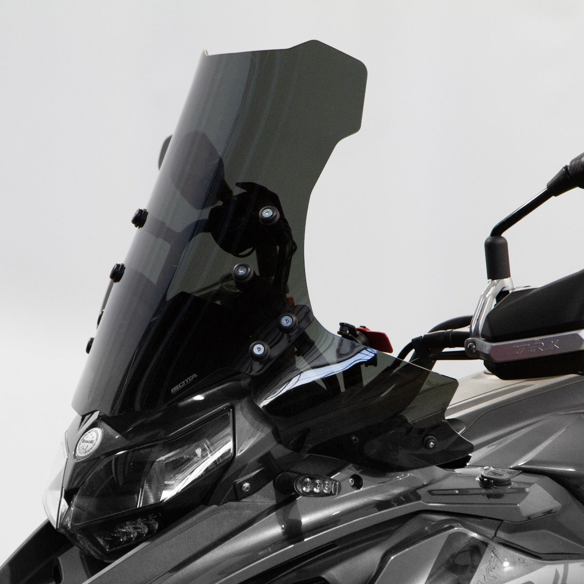 Isotta Wind Deflectors | Light Smoke | Dark Smoke | Matte Black | Clear | Benelli TRK 502 2017>2024 - Pyramid Motorcycle Accessories