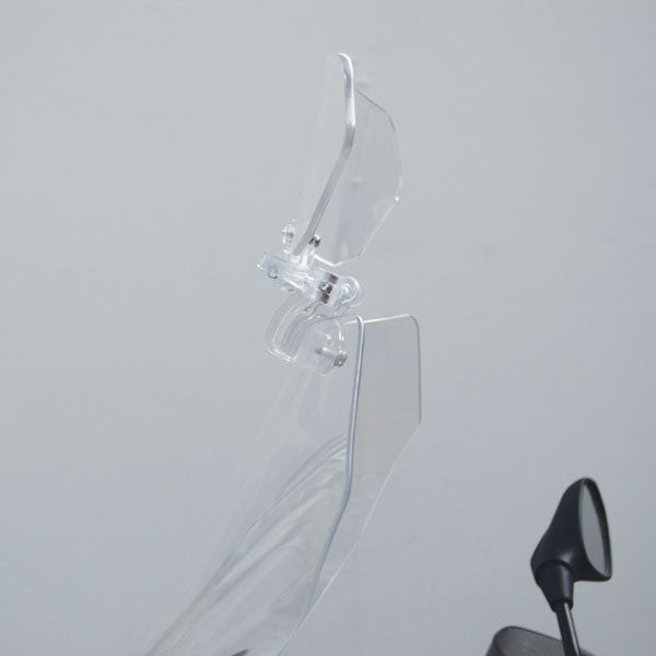 Isotta Screen Deflector With Levers | Light Smoke | Clear - Pyramid Motorcycle Accessories