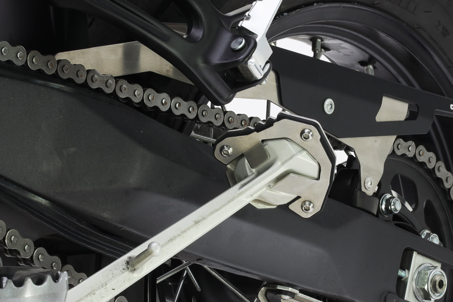 Isotta Side Stand Base Extension | Blue | Yamaha Tenere 700 - Pyramid Motorcycle Accessories