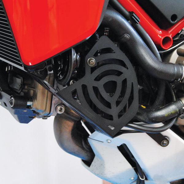 Isotta Oil Recovery Tank Protection | Ducati Multistrada 1200 2015>2018 - Pyramid Motorcycle Accessories