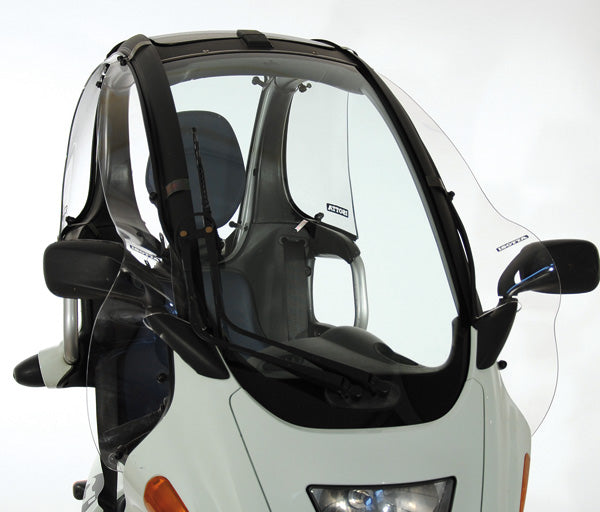 Isotta Wind Deflector Kit Front & Rear | Light Smoke | Clear | BMW C1 2000>2002 - Pyramid Motorcycle Accessories