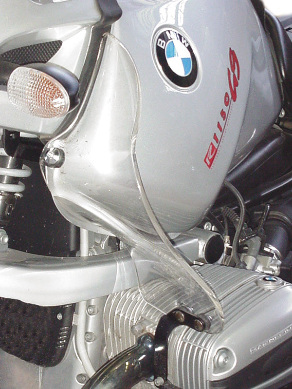 Isotta Leg Wind Deflectors | Clear | BMW R 1150 GS 2000>2003 - Pyramid Motorcycle Accessories