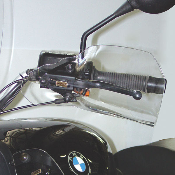 Isotta Handguards | Light Smoke | Clear | BMW R 1150 R / R 850 R - Pyramid Motorcycle Accessories