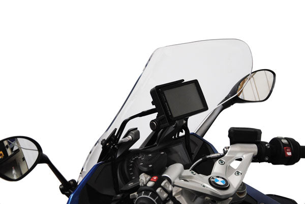 Isotta Navigator Holder Bracket | Black | BMW R 1200 RS 2015>2019 - Pyramid Motorcycle Accessories