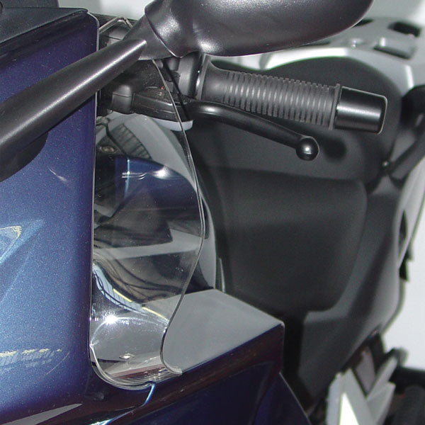 Isotta Handguards | Light Smoke | Clear | BMW K 1200 GT / K 1300 GT - Pyramid Motorcycle Accessories