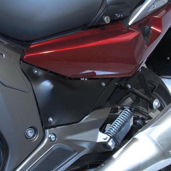 Isotta Infill Panels | Dark Smoke | Matte Black | BMW K 1600 GTL / GT 2010>2016 - Pyramid Motorcycle Accessories