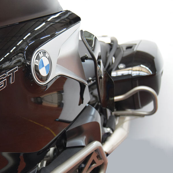 Isotta Adjustable Upper Wind Deflectors | Light Smoke | Clear | BMW K 1600 GT / GTL 2017>2024 - Pyramid Motorcycle Accessories