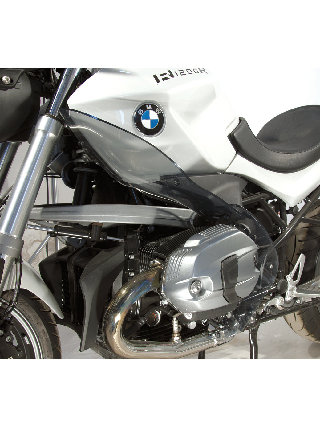 Isotta Lower Wind Deflectors | Light Smoke | Clear | BMW R 1200 R 2011>2014 - Pyramid Motorcycle Accessories