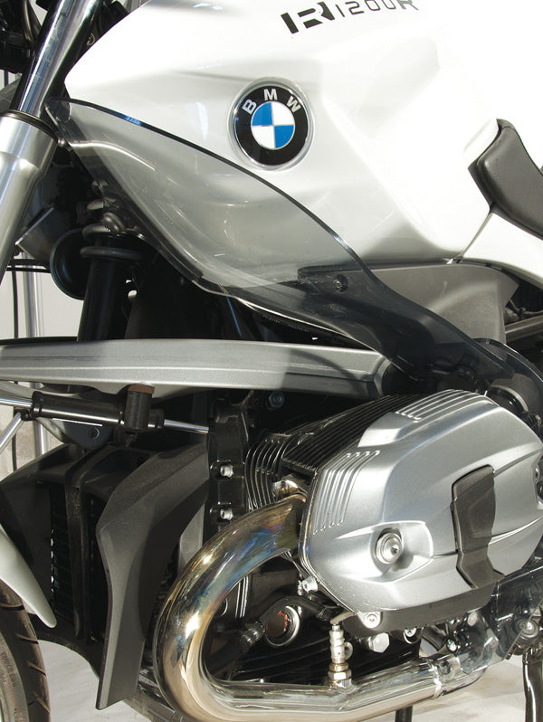 Isotta Upper Wind Deflectors | Clear | BMW R 1200 R 2011>2014 - Pyramid Motorcycle Accessories