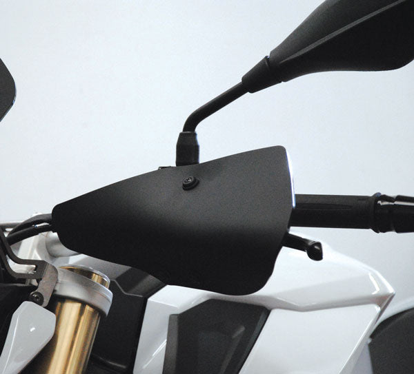 Isotta Handguards | Clear | BMW F 800 R 2009>2019 - Pyramid Motorcycle Accessories