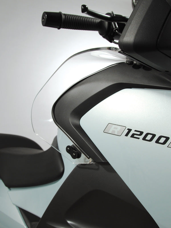 Isotta Upper Wind Deflectors | Light Smoke | BMW R 1200 RT 2010>2014 - Pyramid Motorcycle Accessories