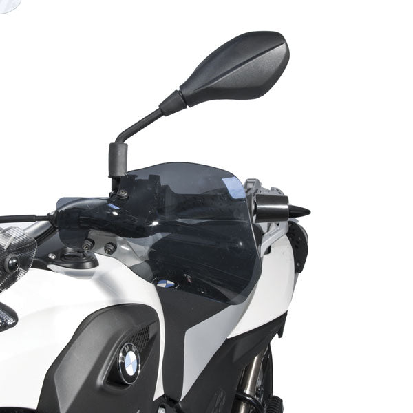 Isotta Handguards | Light Smoke | Clear | BMW G 650 GS 2010>2016 - Pyramid Motorcycle Accessories