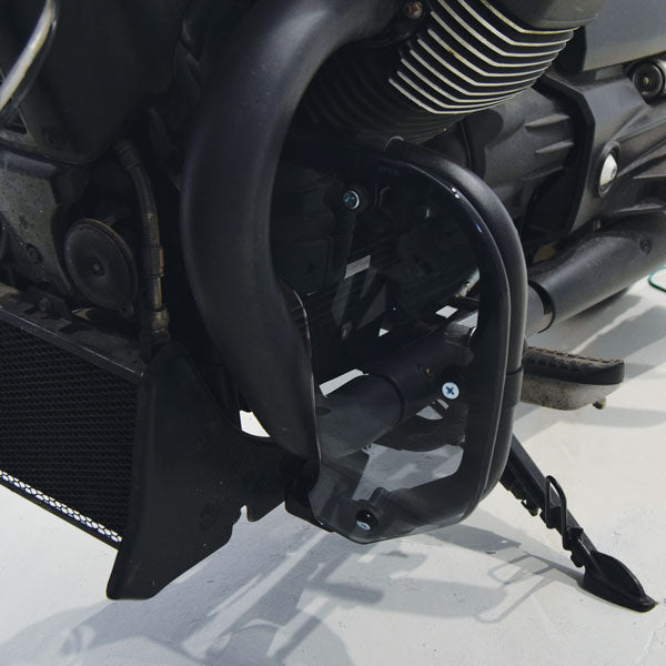 Isotta Lower Wind Deflectors | Light Smoke | Moto Guzzi Audace 1400 2017>2020 - Pyramid Motorcycle Accessories