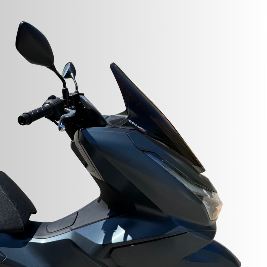 Ermax Sport Touring Screen | Dark Smoke | Honda PCX 125/150 2025>Current - Pyramid Motorcycle Accessories
