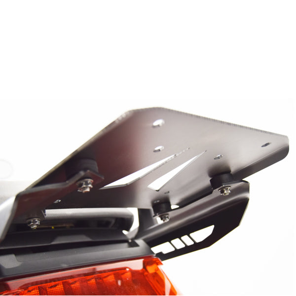 Isotta Luggage Plate | Black | NIU MQi GT 2021>2024 - Pyramid Motorcycle Accessories