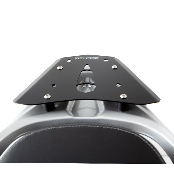 Isotta Luggage Plate | Black | Honda Vision 110 2021>2024 - Pyramid Motorcycle Accessories