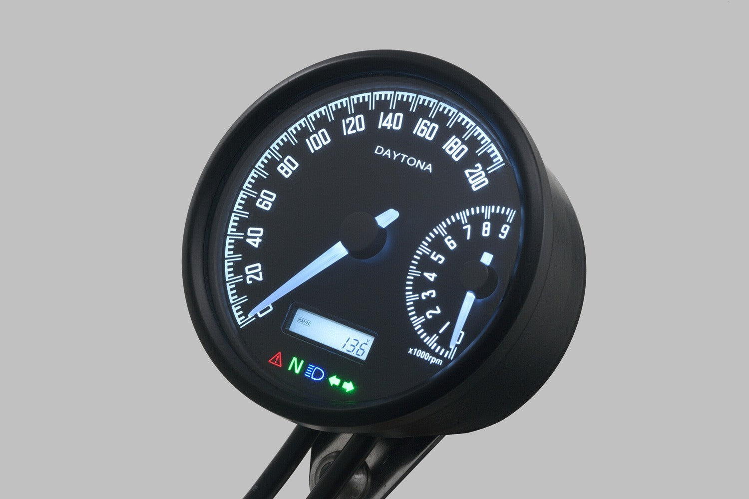 Daytona 'Velona-W' Speedometer & Tachometer - Pyramid Motorcycle Accessories