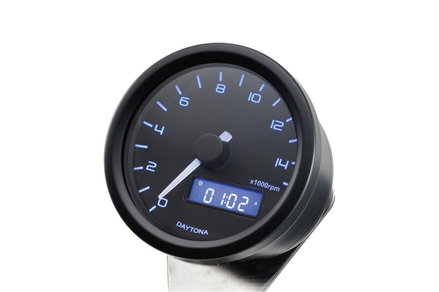 Daytona 'Velona60' Tachometer 15000RPM - Blue LED - Pyramid Motorcycle Accessories