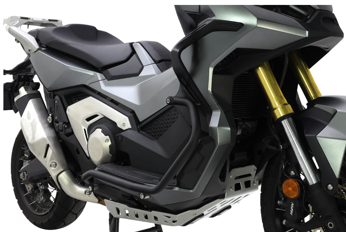 Isotta Lower Crash Bars | Blue | Yellow | Black | Honda X-Adv - Pyramid Motorcycle Accessories