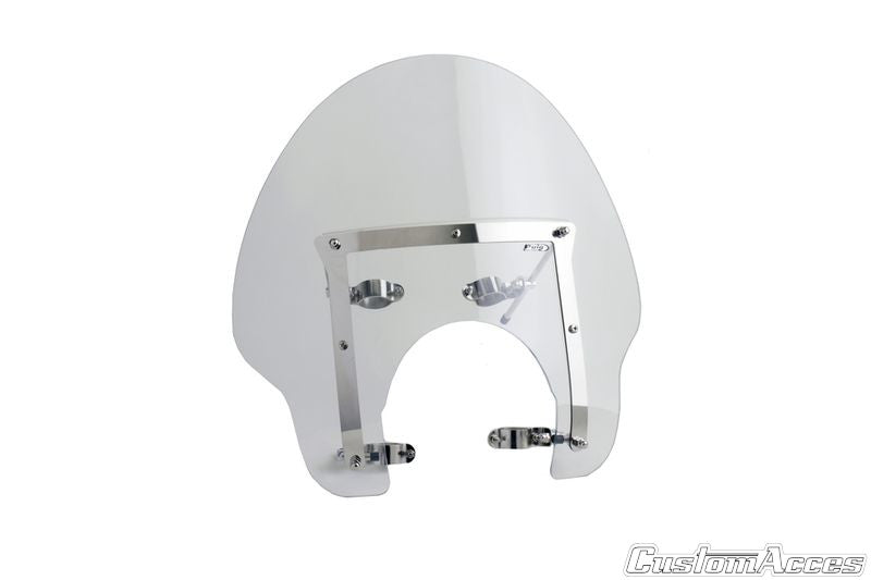 Customacces America II Windscreen | Clear | Kawasaki VN 1600 Classic 2003>2008 - Shop name