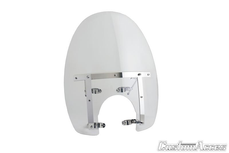 Customacces America III Windscreen | Clear | Kawasaki VN 1600 Classic 2003>2008 - Shop name